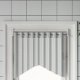 vidaXL vidaXL Karnisze, 2 szt., biało-srebrne, 60-105 cm, aluminium 1