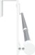 vidaXL vidaXL Karnisze, 2 szt., biało-srebrne, 60-105 cm, aluminium 4