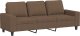 vidaXL Sofa 3-osobowa, brązowa, 180 cm, tapicerowana tkaniną 2