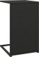 vidaXL vidaXL Stolik w kształcie litery C, czarny, 40x35x60 cm, polirattan 2