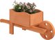 vidaXL vidaXL Donice w kształcie taczek, 2 szt., 47x15x19 cm, drewno jodłowe 2