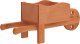 vidaXL vidaXL Donice w kształcie taczek, 2 szt., 47x15x19 cm, drewno jodłowe 5