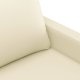 vidaXL vidaXL 2-osobowa sofa, kremowy, 120 cm, sztuczna skóra 6