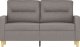 vidaXL vidaXL Sofa 2-osobowa, kolor taupe, 120 cm, tapicerowana tkaniną 3