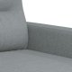 vidaXL vidaXL Sofa 2-osobowa, jasnoszara, 140 cm, tapicerowana tkaniną 6