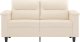 vidaXL vidaXL Sofa 2-osobowa, beżowy, 120 cm, obity mikrofibrą 3