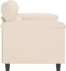 vidaXL vidaXL Sofa 2-osobowa, beżowy, 120 cm, obity mikrofibrą 4