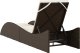 vidaXL vidaXL Leżanka z poduszką, brązowa, 60x205x73, polirattan 6