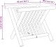 vidaXL vidaXL Stojak na czasopisma, 42x30,5x34,5 cm, bambus 8