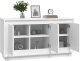vidaXL Szafka, biała, 102x35x55 cm 4