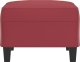 vidaXL vidaXL Podnóżek, winna czerwień, 70x55x41 cm, sztuczna skóra 4
