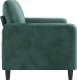 vidaXL vidaXL Sofa 2-osobowa, ciemnozielona, 140 cm, tapicerowana aksamitem 4