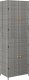 Szafa ogrodowa vidaXL Szafka ogrodowa, szara, 59x40x180 cm, rattan PE 2