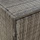 Szafa ogrodowa vidaXL Szafka ogrodowa, szara, 59x40x180 cm, rattan PE 7