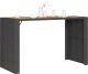 vidaXL vidaXL Ogrodowy stół barowy z akacjowym blatem, czarny, 185x80x110 cm 4