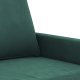 vidaXL vidaXL Sofa 2-osobowa, ciemnozielona, 120 cm, tapicerowana aksamitem 6