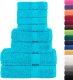 vidaXL vidaXL 8-cz. zestaw ręczników premium SOLUND, turkusowy, 600 g/cm 1