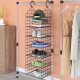 vidaXL vidaXL Wiszący organizer do szafy z 7 półkami 6