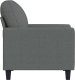 vidaXL vidaXL Fotel, ciemnoszary, 60 cm, obity tkaniną 4