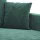 vidaXL vidaXL Sofa 3-osobowa, ciemnozielony, 180 cm, obita aksamitem 6
