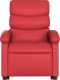 vidaXL Podnoszony fotel masujący, rozkładany, czerwony 8