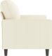 vidaXL vidaXL Sofa 2-osobowa, kremowy, 120 cm, tapicerowana aksamitem 4