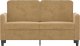 vidaXL vidaXL Sofa 2-osobowa, brązowy, 120 cm, tapicerowana aksamitem 3