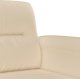 vidaXL vidaXL 2-osobowa sofa, kremowa, 120 cm, tapicerowana mikrofibrą 6