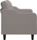 vidaXL vidaXL Sofa 2-osobowa, kolor taupe, 140 cm, tapicerowana tkaniną 4
