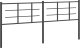 vidaXL vidaXL Metalowe wezgłowie, czarne, 200 cm 1