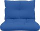 vidaXL vidaXL Poduszki na sofę z palet, 2 szt., kobaltowe, tkanina 5