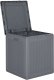 Skrzynia ogrodowa vidaXL vidaXL Skrzynia ogrodowa, szara, rattan PP, 90 L 2