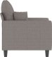 vidaXL vidaXL Fotel, taupe, 60 cm, obity tkaniną 3