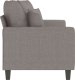 vidaXL vidaXL Sofa 2-osobowa, kolor taupe, 140 cm, tapicerowana tkaniną 4