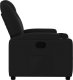 vidaXL vidaXL Fotel rozkładany, czarny, obity tkaniną 4