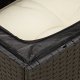 vidaXL vidaXL Sofa ogrodowa z poduszkami, 3-osobowa, czarna, polirattan 7