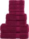 vidaXL vidaXL 8-częściowy zestaw ręczników premium SOLUND, bordo, 600 g/cm 1