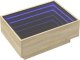 vidaXL Stolik kawowy z LED, dąb sonoma, 70x50x30 cm 3