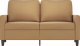 vidaXL vidaXL Sofa 2-osobowa, brązowy, 120 cm, tapicerowana aksamitem 2