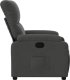 vidaXL Rozkładany fotel, ciemnoszary, obity mikrofibrą 7