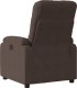 vidaXL Rozkładany fotel, brązowy, obity mikrofibrą 3
