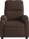 vidaXL Rozkładany fotel, brązowy, obity mikrofibrą 6