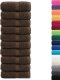vidaXL vidaXL Ręczniczki premium SOLUND, 10 szt., brązowe, 30x50 cm 1