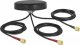 Antena Delock DELOCK Antenne LTE MIMO WLAN 802.11 3xSMA-St RG-174 1,0m sw 1