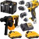 Zestaw elektronarzędzi Dewalt 6-elementowy (DCK2101L2T-QW) 1