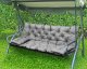 AIO FACTORY Zestaw ogrodowy szary 120x60x50cm + 2 poduszki 42x42 cm 4