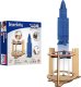 WOODEN CITY Smartivity Drewniane Mechaniczne Puzzle 3D - Wystrzałowa Rakiet Kosmiczna 1