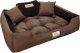 KingDog Legowisko dla psa 100x75 Brązowe KingDog 1