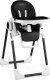 Krzesełko do karmienia ze stolikiem Nukido Belo czarne 1