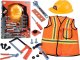 Woopie Duży Zestaw Budowlańca Majsterkowicza Narzędzia Odblaskowa Kamizelka Kask 2